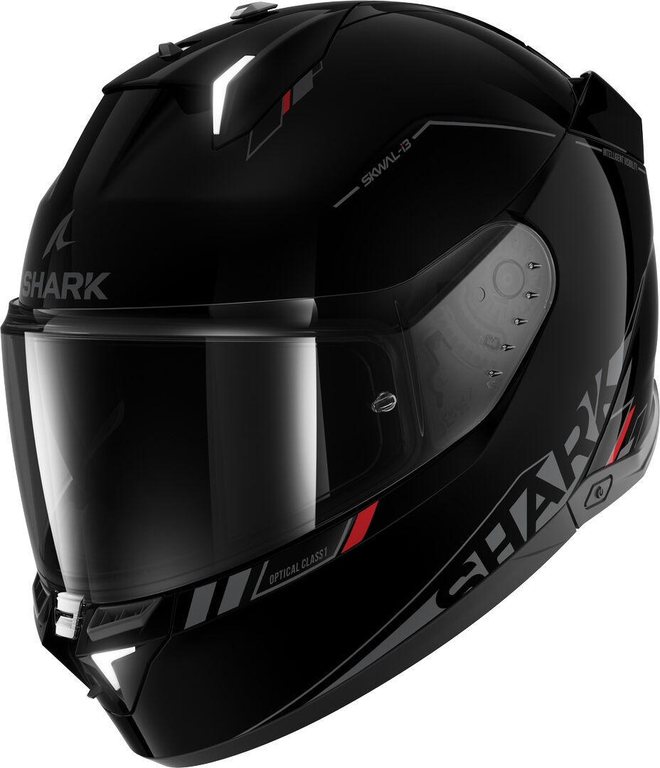 Shark Skwal i3 Blank SP Casco Nero Grigio Rosso M