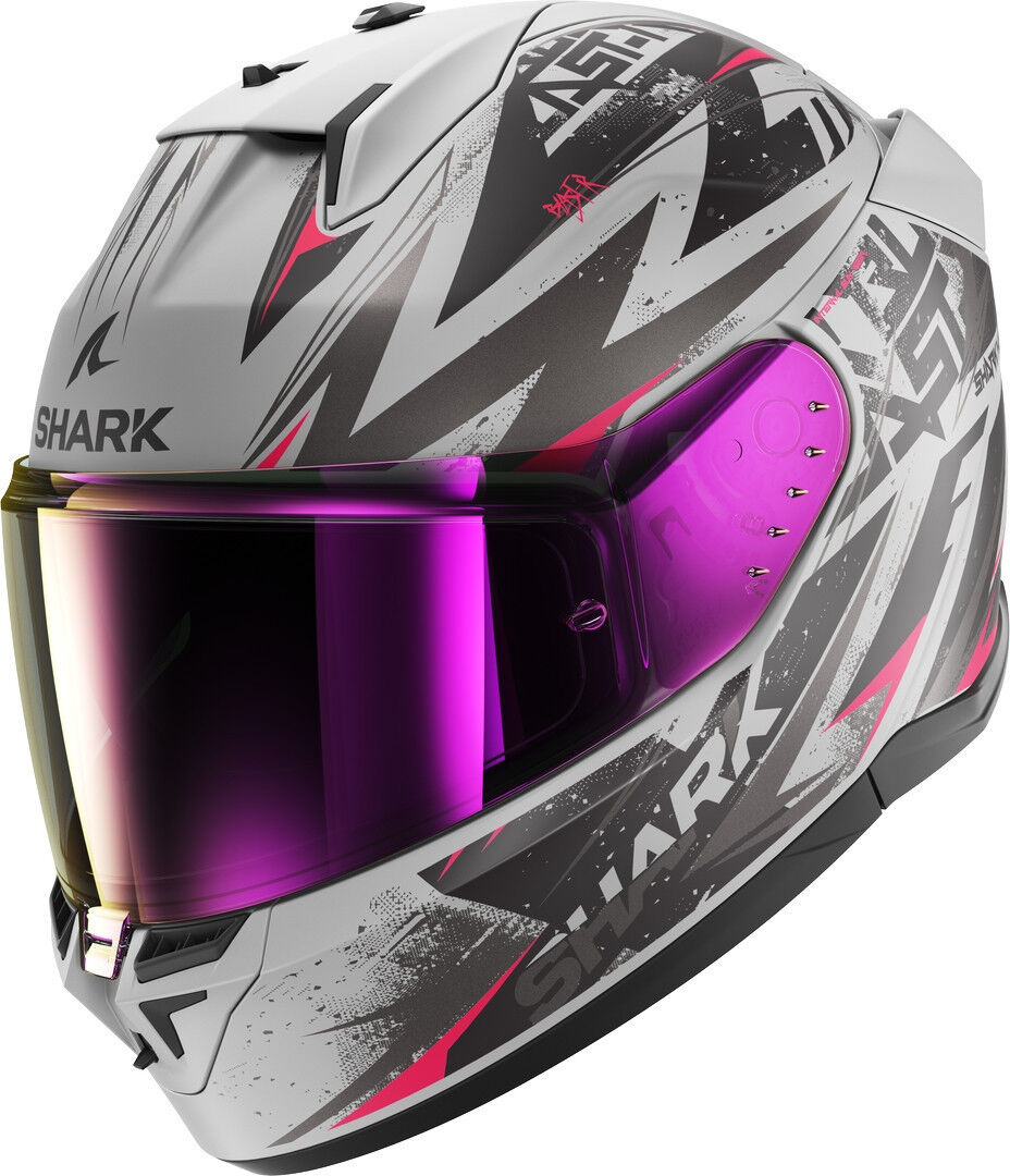 Shark D-Skwal 3 Blast-R Casco Nero Argento S