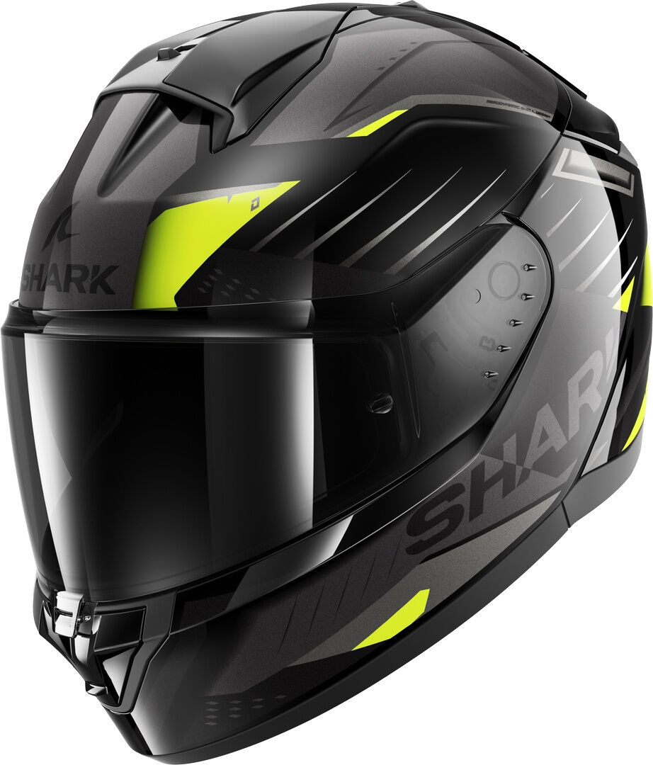 Shark Ridill 2 Bersek Casco Nero Grigio Verde S