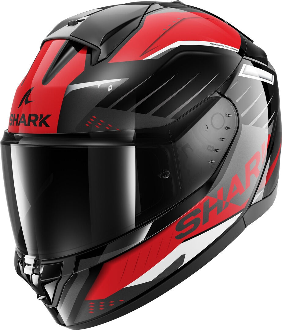 Shark Ridill 2 Bersek Casco Nero Grigio Rosso S