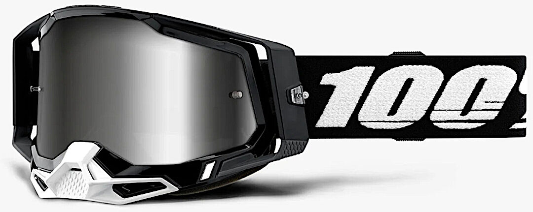100% Racecraft II Essential Occhiali da motocross Nero