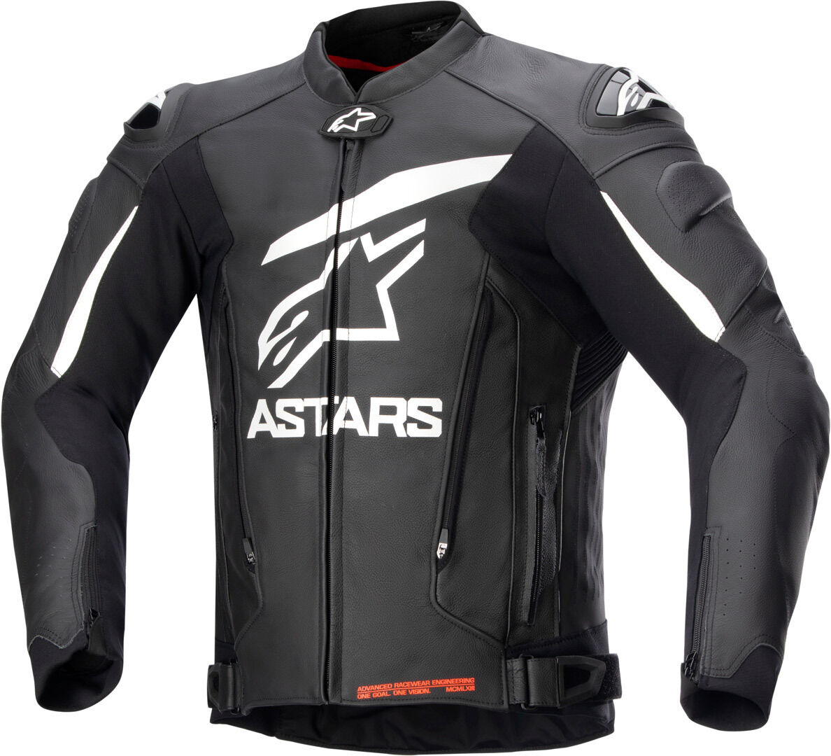 Alpinestars GP Plus V4 Giacca in pelle moto Nero Bianco 48