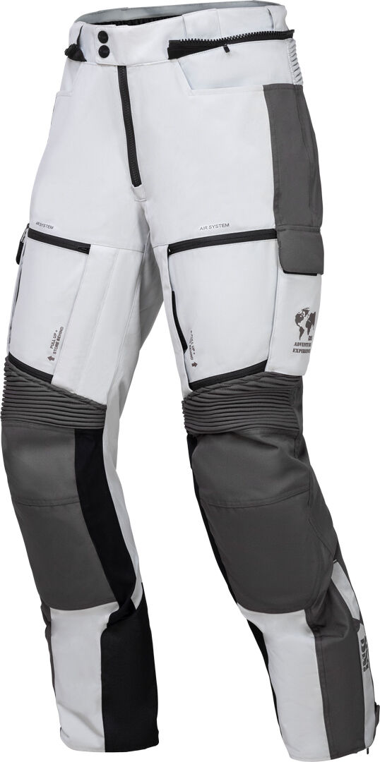 IXS Montevideo-ST 3.0 pantaloni tessili moto impermeabili Nero Grigio M
