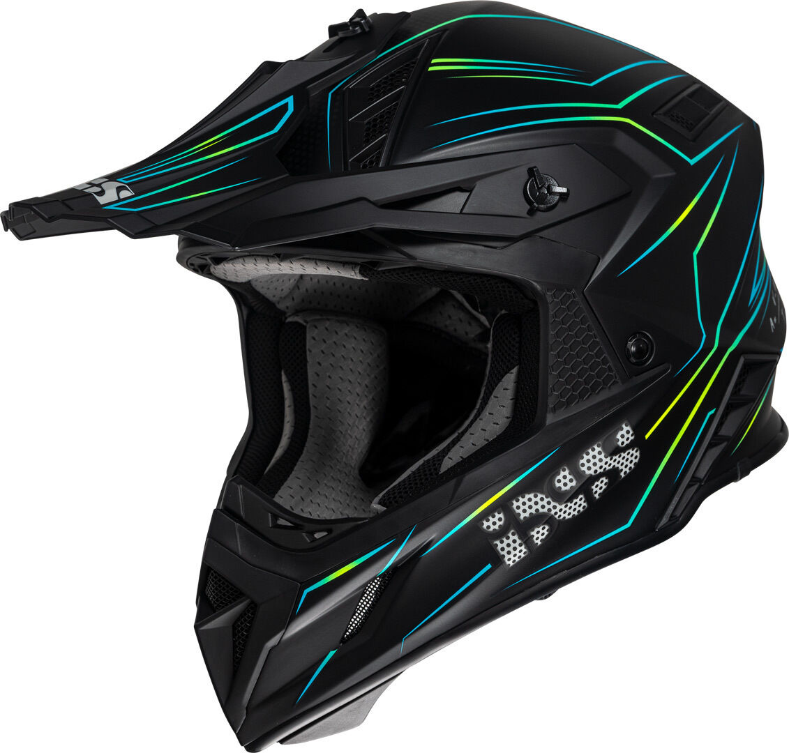 IXS 189FG 2.0 Casco Motocross Nero Giallo L