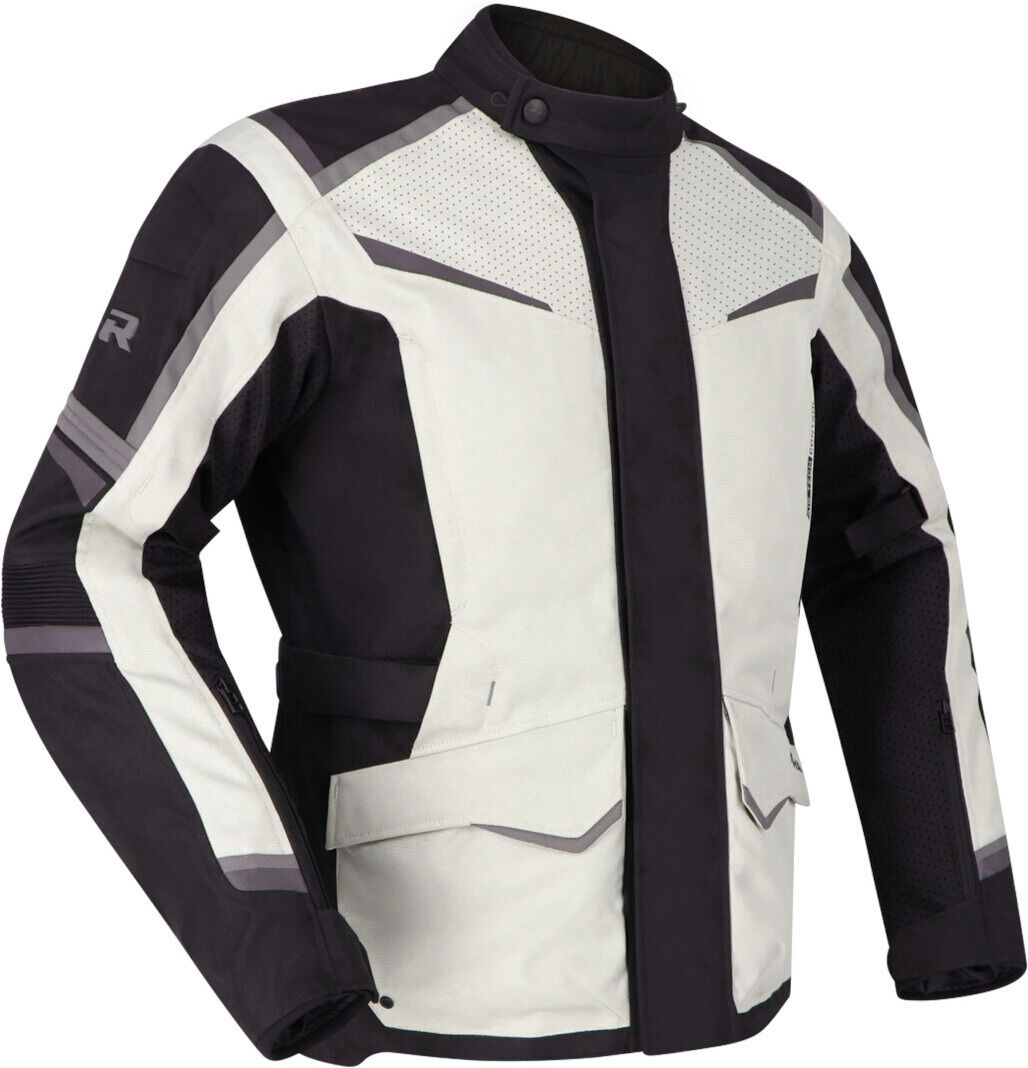 Richa Tundra impermeabile Moto Tessile Giacca Nero Grigio 3XL