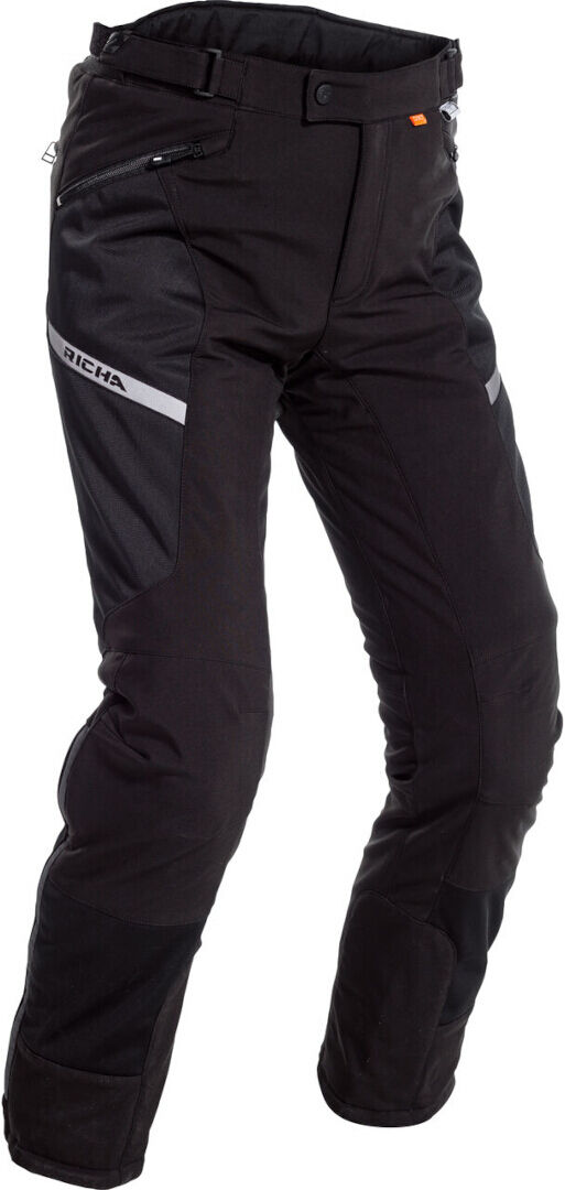 Richa Softshell Mesh pantaloni tessili da moto impermeabili Nero 4XL