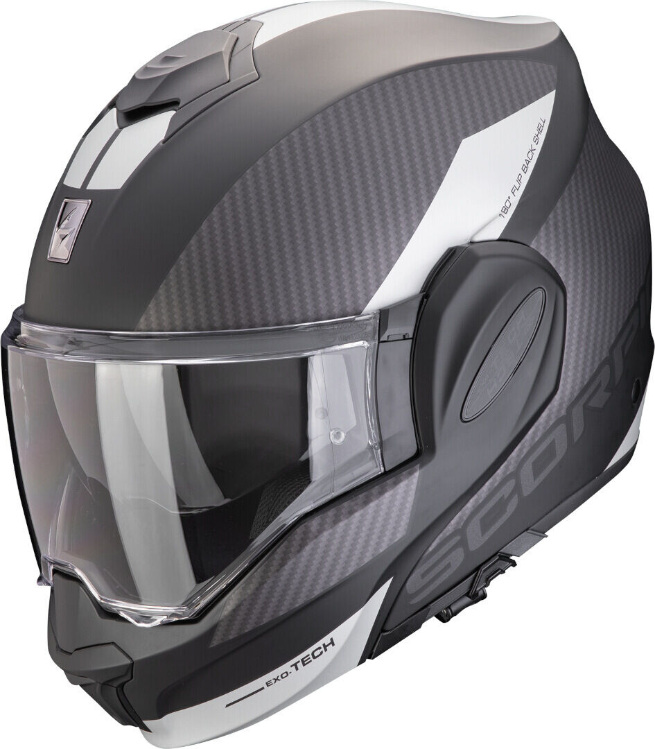 Scorpion Exo-Tech Evo Team Casco Nero Argento L