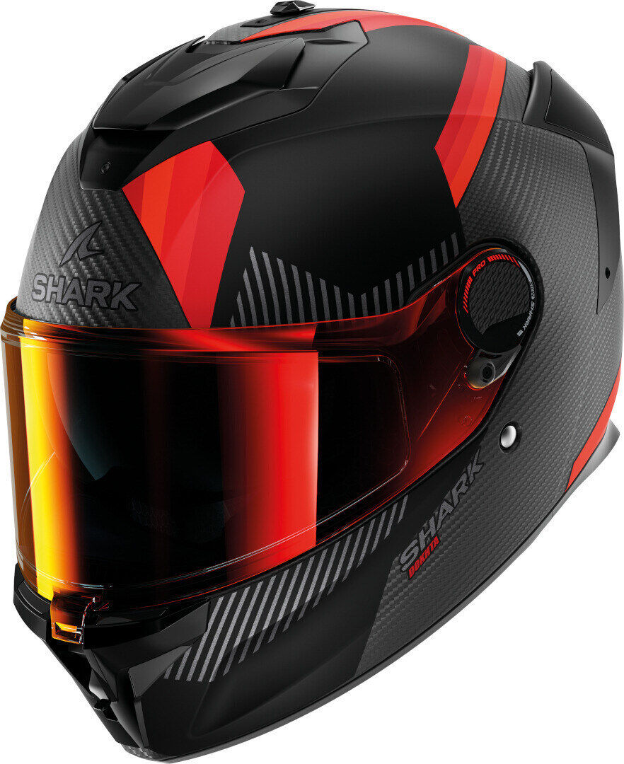 Shark Spartan GT Pro Dokhta Carbon Casco Nero Rosso 2XL