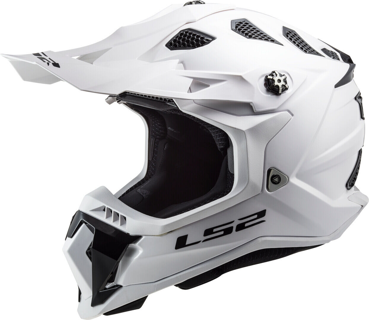 LS2 MX700 Subverter Evo II Solid Casco da motocross Bianco M