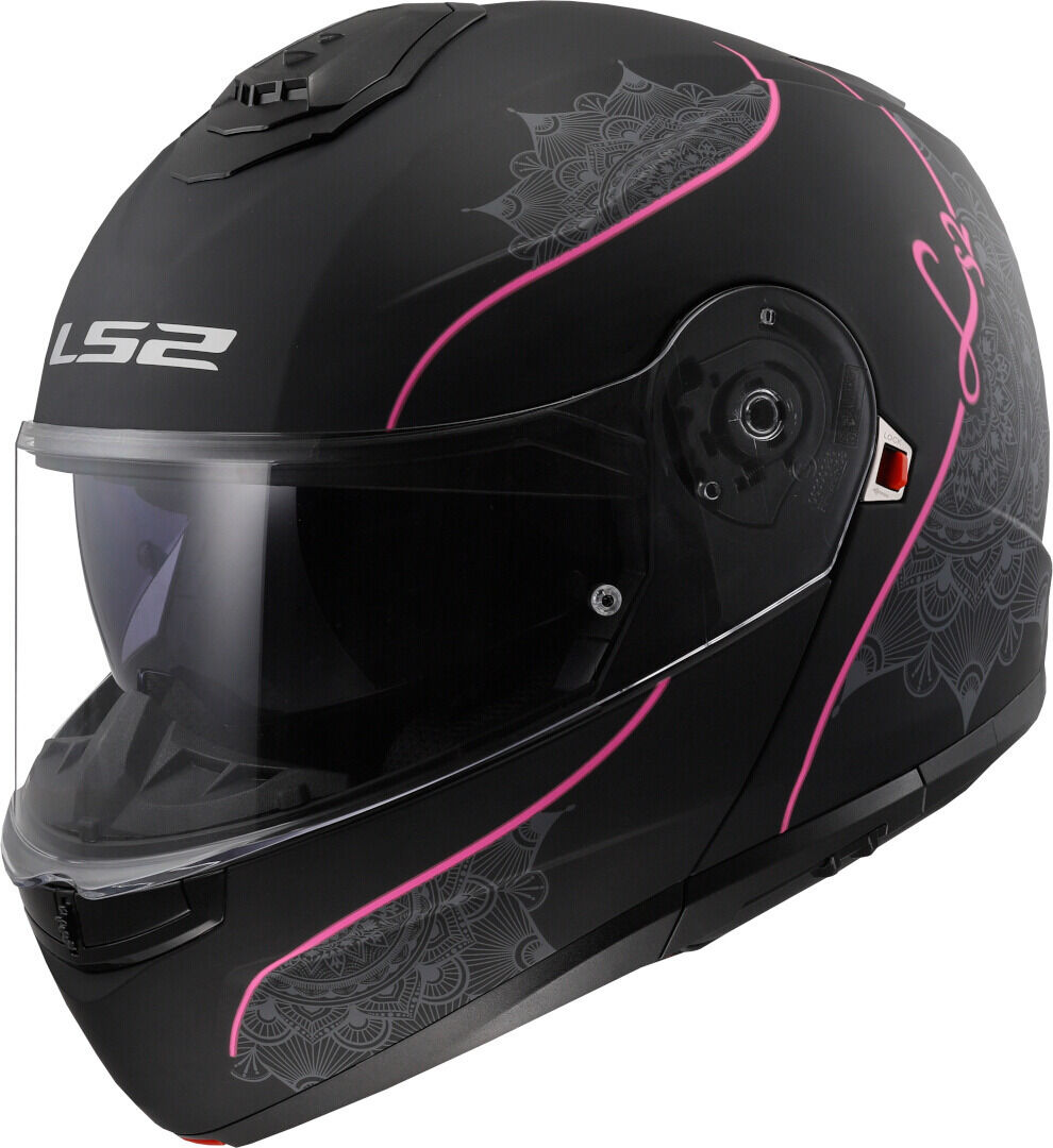 LS2 FF908 Strobe II Lux Casco Nero Rosa S