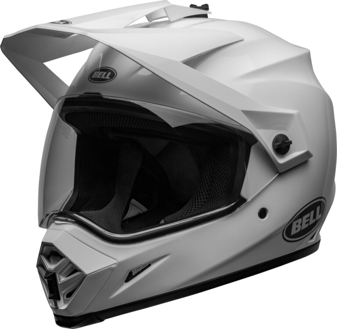 Bell MX-9 Adventure MIPS Solid Casco da motocross Bianco M