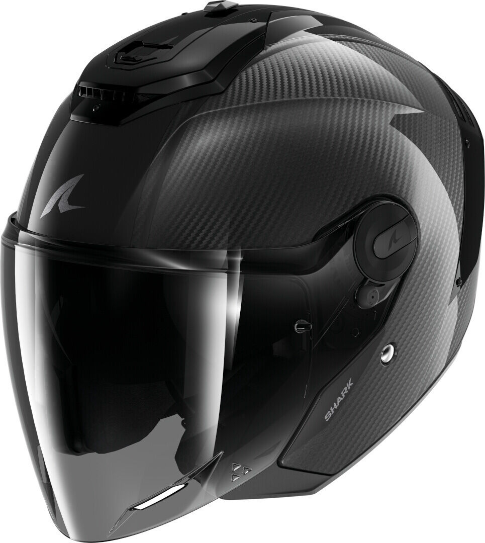 Shark RS Jet Carbon Skin Casco Jet Nero XL