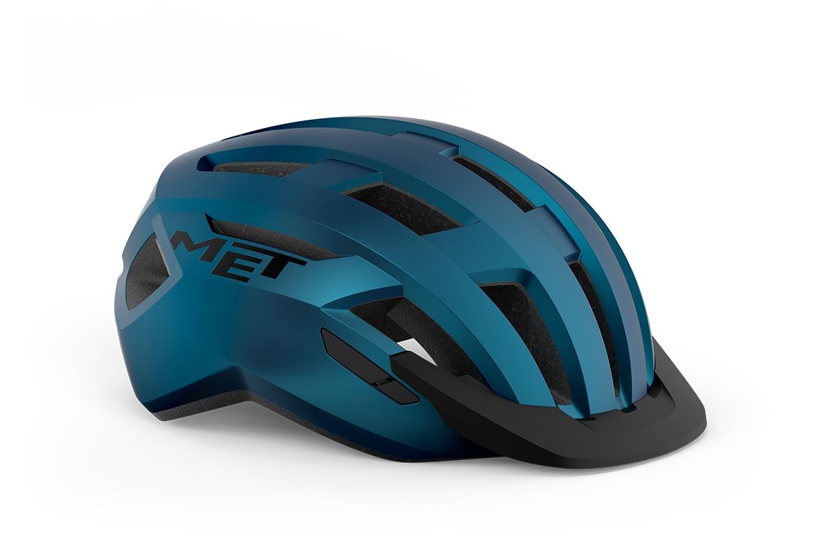 Casco MET Allroad blu metallizzato opaco 3HM123 BL3