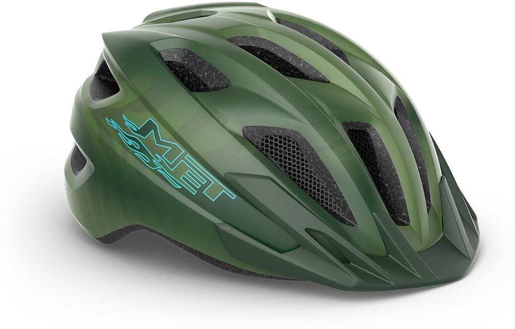 Casco MET Crackerjack verde opaco 3HM147 VE1