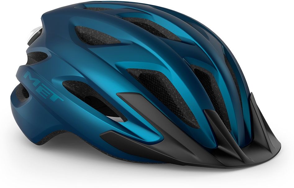 Casco MET Crossover blu metallizzato opaco 3HM149 BL1