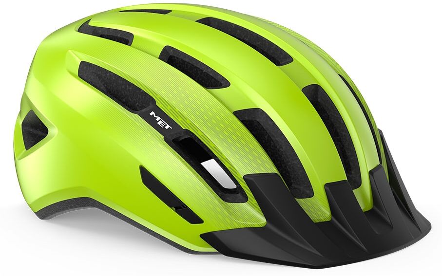 Casco MET Downtown giallo fluo lucido 3HM131 GI1