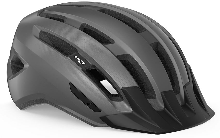 Casco MET Downtown grigio lucido 3HM131 GR1