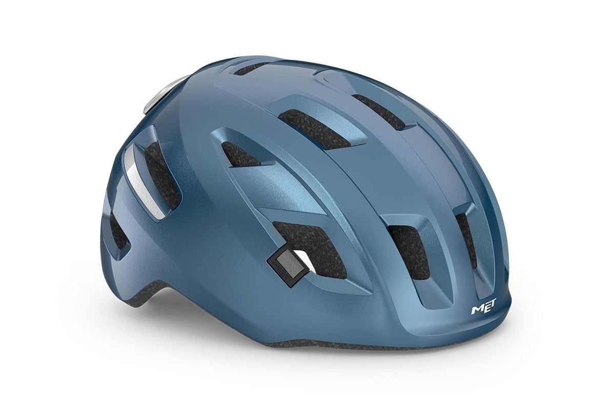 Casco MET E-mob navy lucido 3HM153 BL1