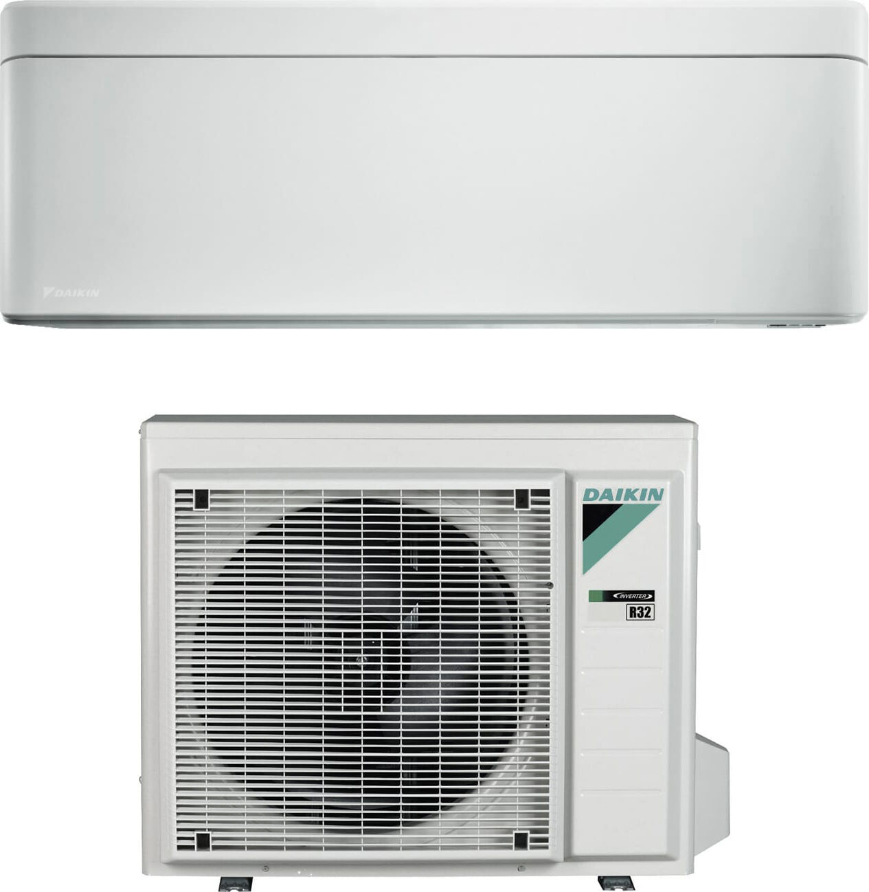 Daikin Sb.Ftxa35aw/rxaa Climatizzatore 12000 Btu /h Inverter Monosplit Condizionatore Con Pompa Di Calore Classe A+++/a+++ Wifi Gas R32 (Unità Interna + Unità Esterna) Colore Bianco - Sb.Ftxa35aw/rxaa Stylish