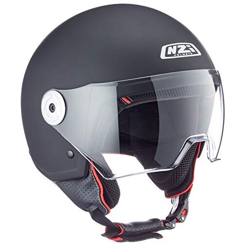 NZI Vintage 3 helm, geslachtloos, matzwart, mt. L