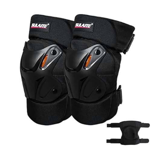 fanelod Motorkniebeschermers, motorfiets knie-elleboogbeschermer, volwassenen motorfiets ATV motorcross elleboog knie scheenbeschermers beschermer, verstelbare pads beschermer voor fietsen racen motorcross