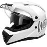 Westt Cross X motorhelm I motorcrosshelm I motorcrosshelm met vizier I cross-helm heren I fullface-helm I MTB-helm I quad-helm I ECE-gecertificeerd I Wit I L (59-60cm)