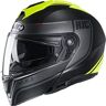 HJC Helmets Heren Nc Helmet, Zwart/Geel, XS