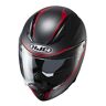 HJC HELMET F70 FERON BLACK/RED XL