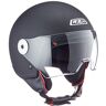 NZI Vintage 3 helm, heren, matzwart, mt. M