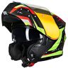 GZEZHA Integraalhelm, modulaire integraalhelm voor motorfiets, integraalhelm met dubbel vizier, anti-condens, racehelm voor bromfietsen, DOT G, XL/(60~61cm)