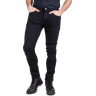 Motorjeans Course Norman Tapered Fit Zwart -