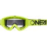 Oneal B-Zero Motocross Bril - Geel