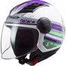 LS2 OF562 Airflow Ronnie Jet Helm - Wit Donkerrood