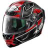 X-Lite X-803 Ultra Carbon Replica D.Petrucci Helm - Zwart Rood