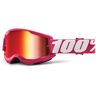 100% Strata 2 Motorcrossbril - Wit Pink