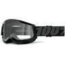 100% Strata 2 Clear Motorcrossbril - Zwart