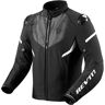 Revit Hyperspeed 2 H2O Motorfiets textiel jas - Zwart Wit