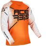 Acerbis MX J-Kid 5 Motorcross shirt voor kinderen - Wit Oranje