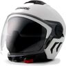 Blauer Demi Jet DJ-01 Monocolor Jet Helm - Wit