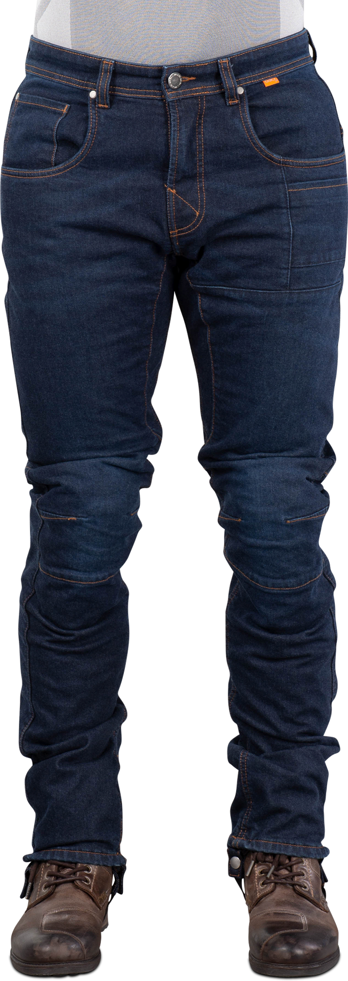 Richa Jeans Richa Brutal MC Lange Benen Blauw  - Blauw