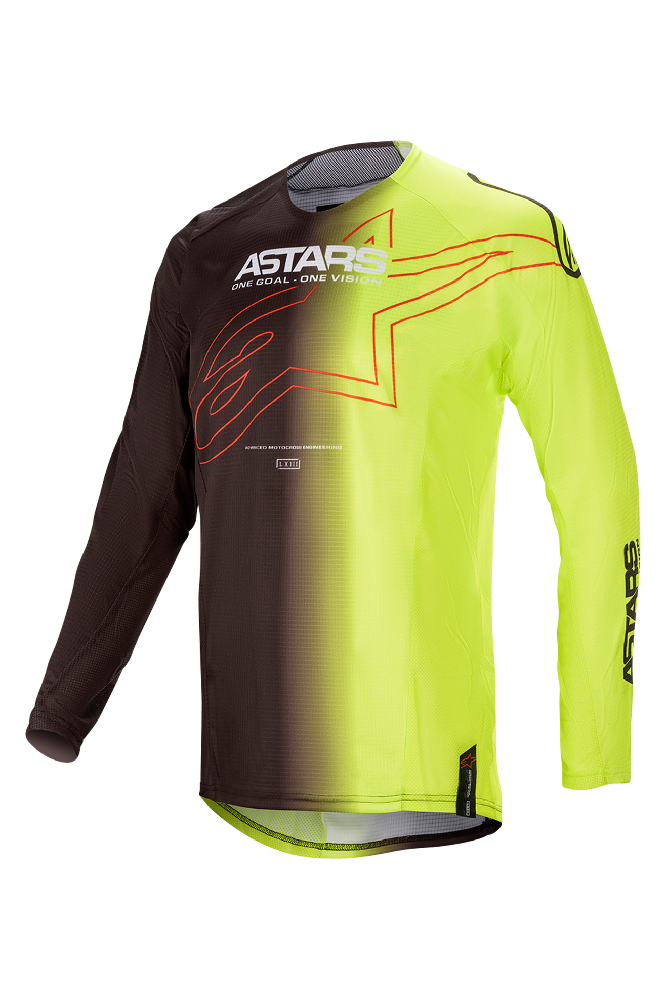 Alpinestars Crosstrui Alpinestars Techstar Phantom Zwart-Geel  - Zwart