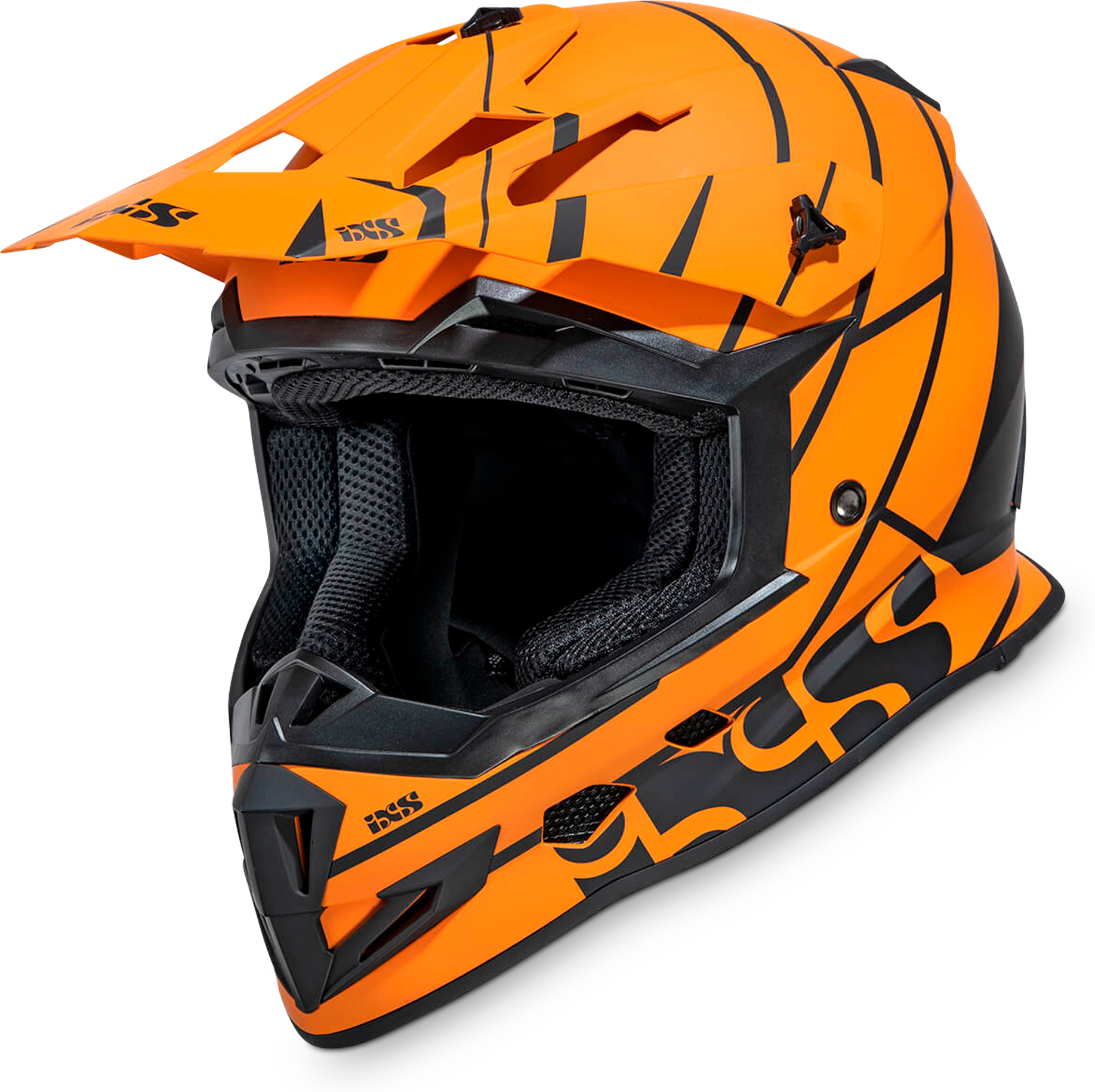 IXS Crosshelm iXS 361 2.2 Oranje-Zwart  - Zwart