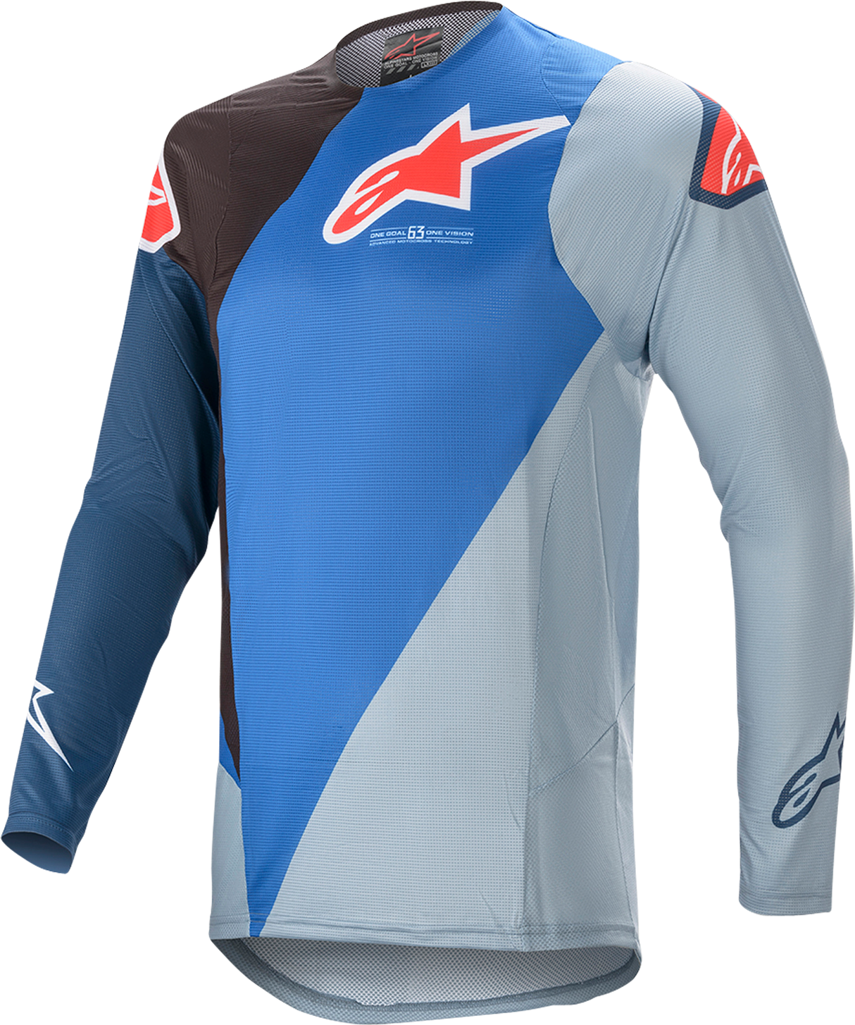 Alpinestars Crosstrui Alpinestars Supertech Blaze Blauw-Zwart  - Zwart