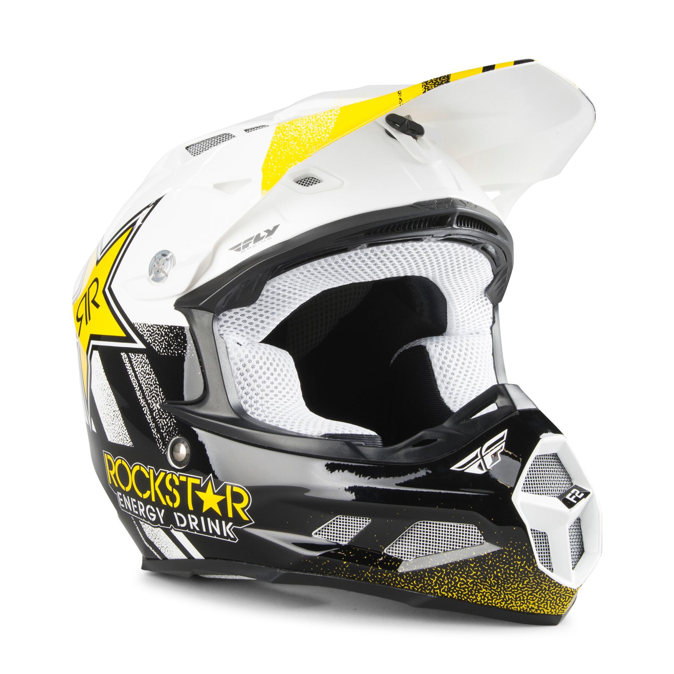 FLY Racing Crosshelm FLY Racing F2 MIPS Rockstar  - Niet gespecificeerd