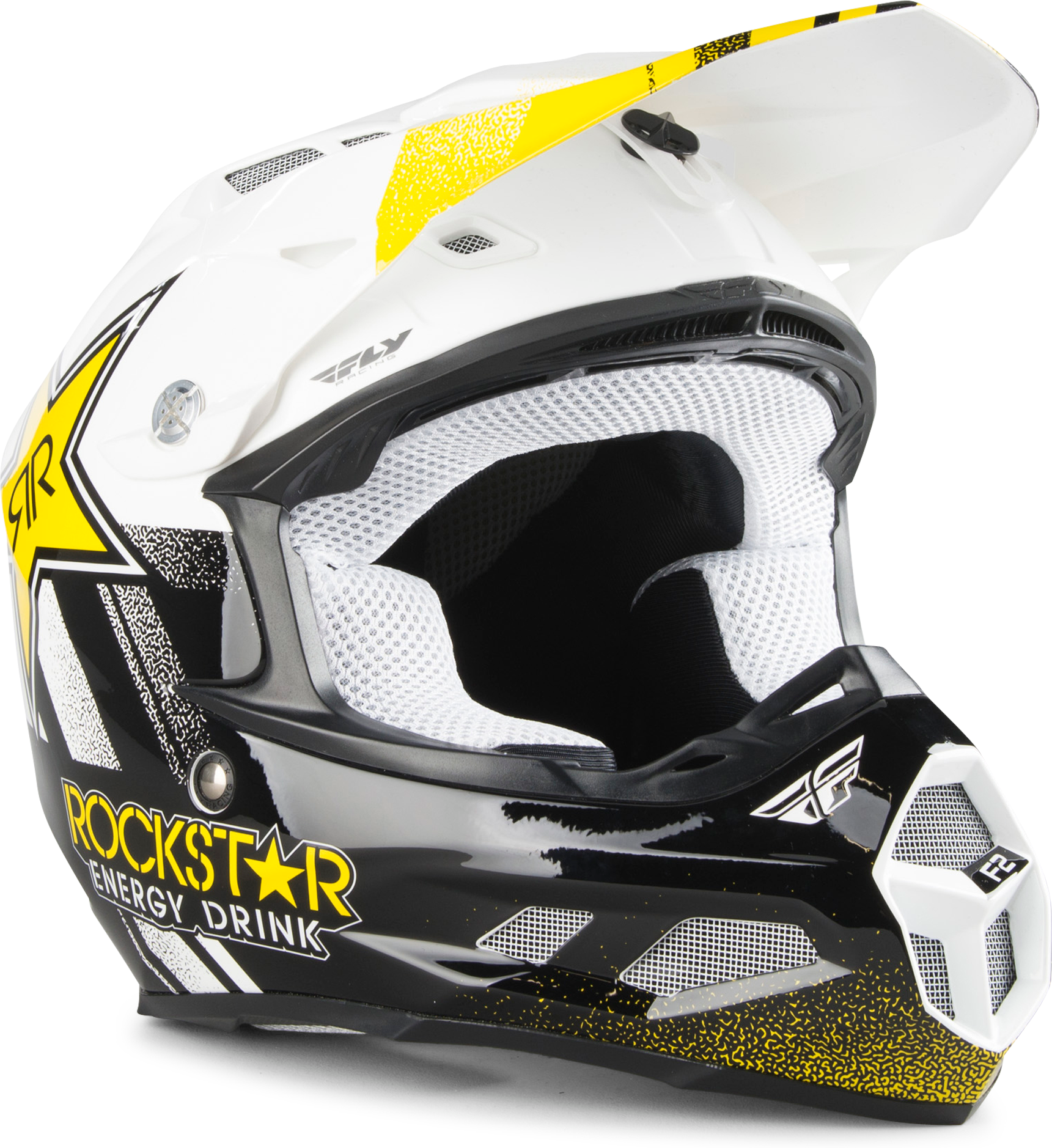 FLY Racing Crosshelm FLY Racing F2 MIPS Rockstar  - Niet gespecificeerd