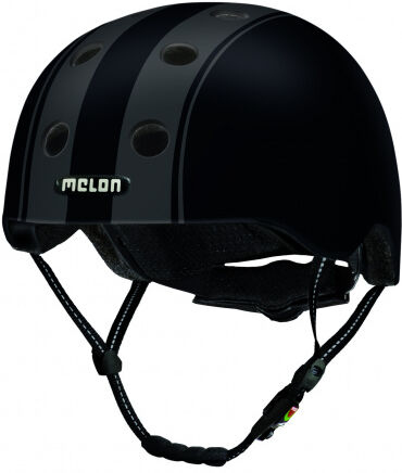 Melon fietshelm Urban Active double polycarbonaat zwart