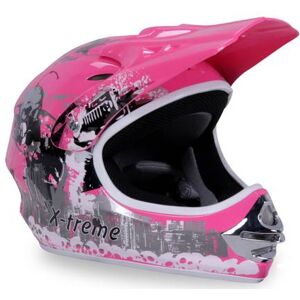 MIW X-Treme Barnehjelm Cross - Rosa