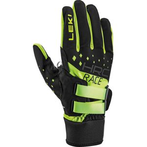 Leki HRC Race Shark Black-Neon Yellow 9.5, Black-Neon Yellow