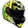 Agv K-3 Sv Tribe 46 Kaskczarny Żółty