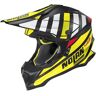 Nolan N53 Cliffjumper Kask Motocrossowyczarny Biały Żółty